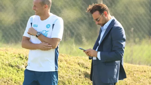 Massimiliano Allegri e Giovanni Manna