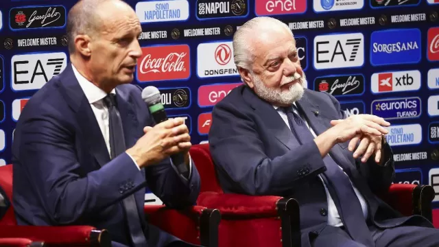 Aurelio De Laurentiis e Massimiliano Allegri