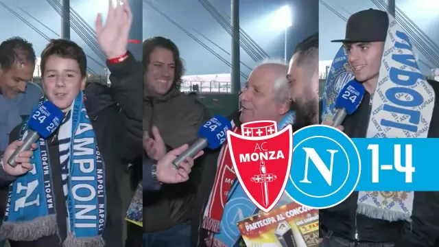 Monza-Napoli 1-4: la reazione dei tifosi allo stadio