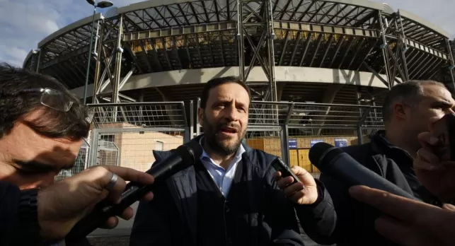 Ciro Borriello sullo stadio San Paolo