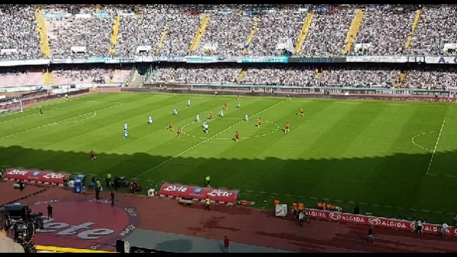 Stadio San Paolo in occasione di Napoli-Roma