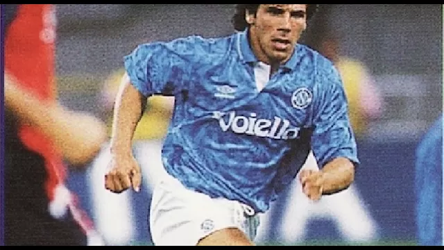 Zola in azione col Napoli