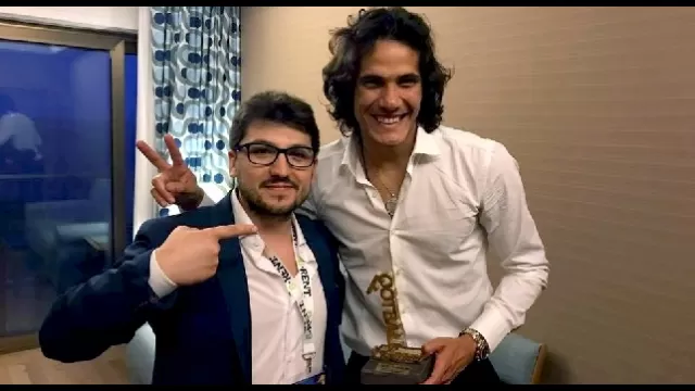 Salvio Passante Edinson Cavani Football Leader 2017