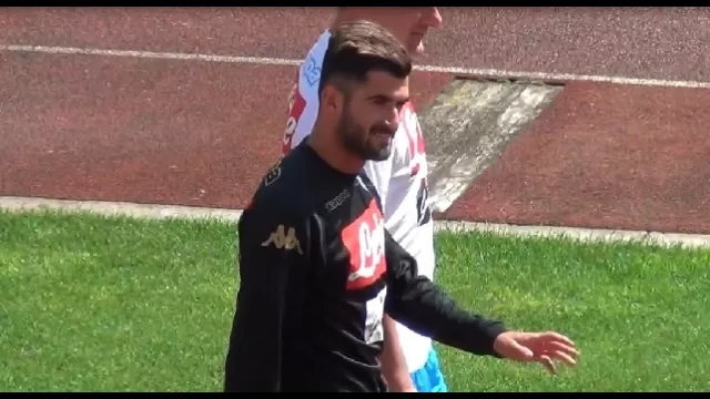 Elseid Hysaj in campo a Dimaro