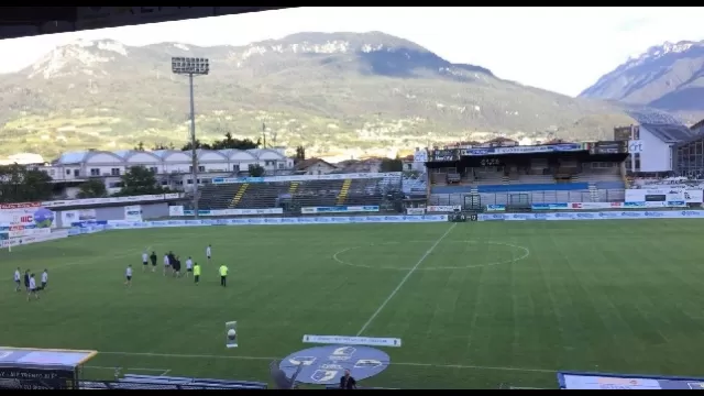 SSC Napoli - Carpi allo stadio Briamasco di Trento