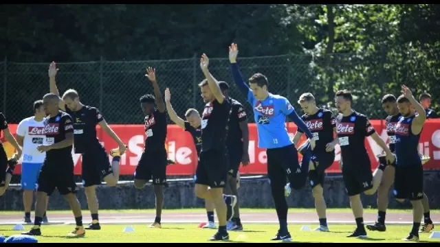 Gli azzurri in campo sul Comunale di Carciato
