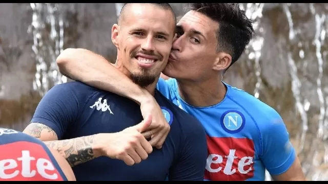 Hamsik con Callejon
