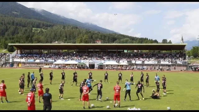 Dimaro, giorno 18: seduta d'allenamento mattutina