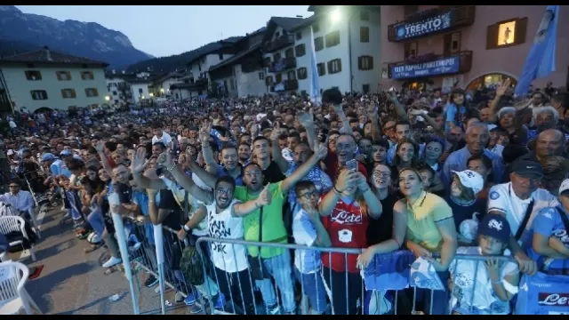 5mila tifosi napoletani a Dimaro