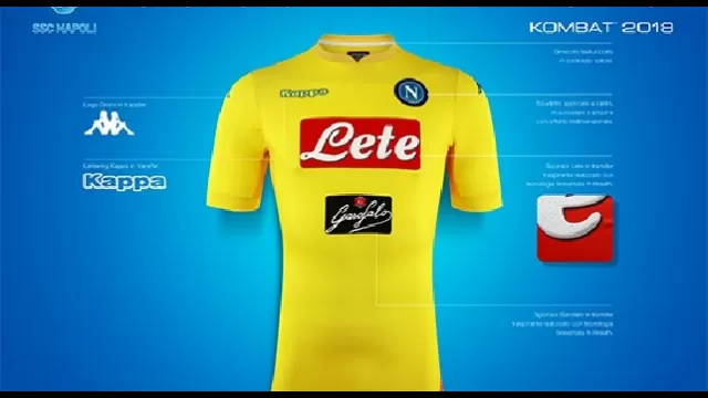 Nuova seconda maglia del Napoli 2017/18