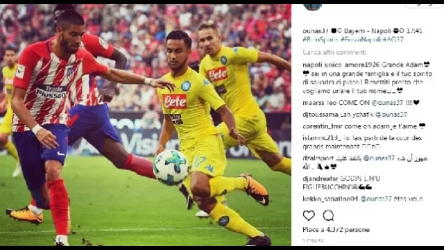 Adam Ounas suona la carica in vista del Bayern