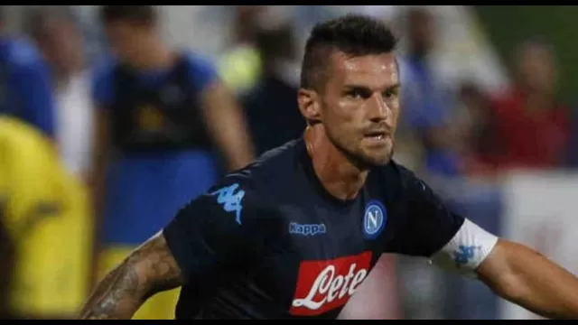 Christian Maggio, difensore del Napoli