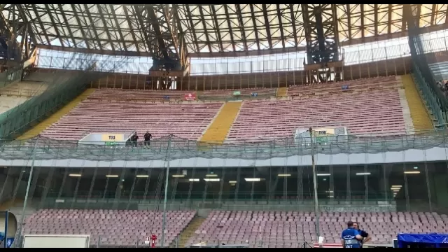Settore Ospiti del San Paolo di Napoli