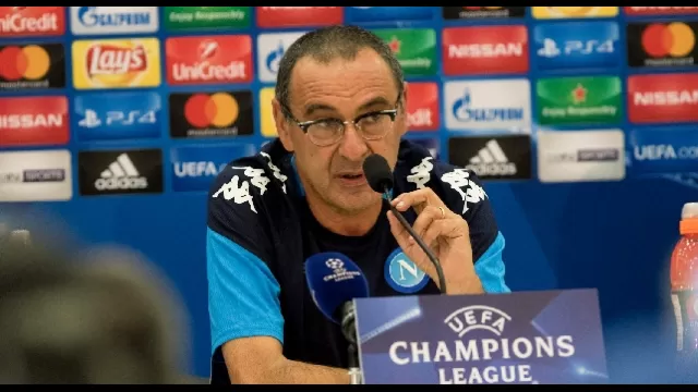 Maurizio Sarri, allenatore del Napoli