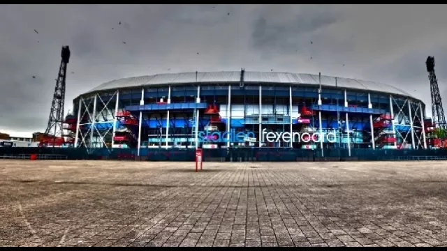 Stadion Feijenoord, noto come 'de Kuip', che ospita il Feyenoord
