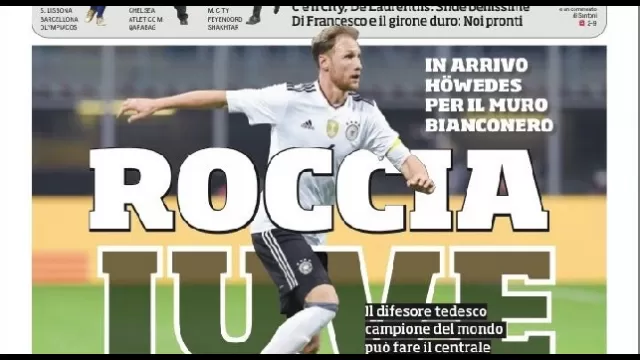 La prima pagina del Corriere dello Sport