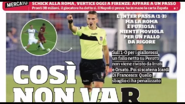 La prima pagina del Corriere dello Sport