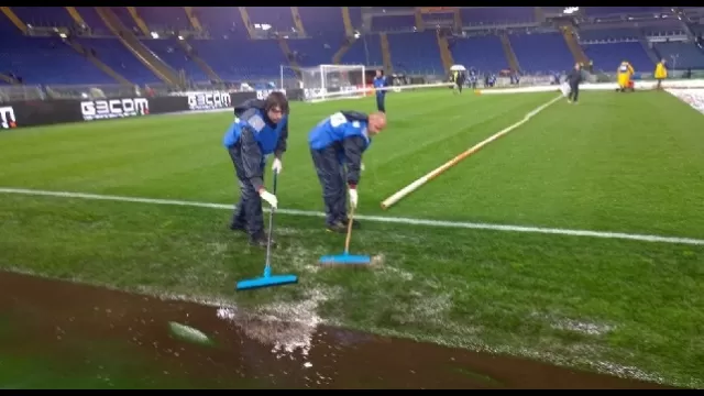 Stadio Olimpico allagato