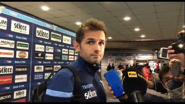 Senad Lulic in mixed zone dopo Lazio - Napoli