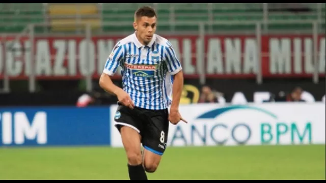 Alberto Grassi in azione con la SPAL