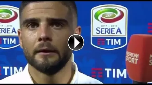 Spal-Napoli 2-3, intervista Lorenzo Insigne Mediaset Premium