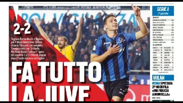 La prima pagina di Tuttosport