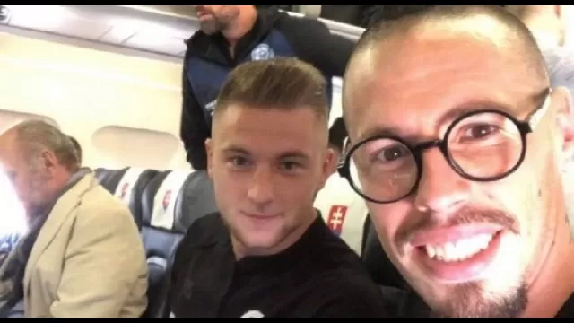 Hamsik in viaggio verso la Scozia