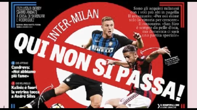 La prima pagina de La Gazzetta dello Sport