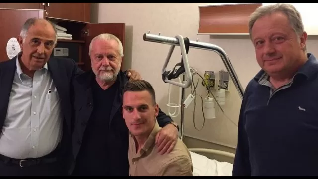 Aurelio De Laurentiis parla di Milik in prestito al Chievo