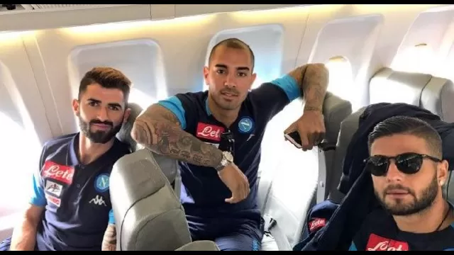 L'uragano ha colpito anche l'aereo del Napoli con forti raffiche di vento