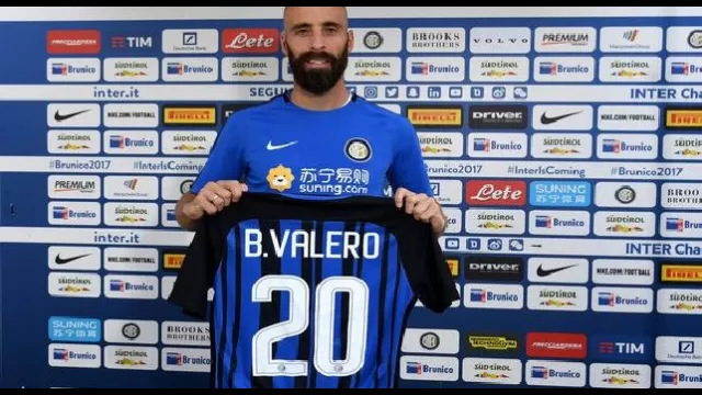 Borja Valero, centrocampista spagnolo dell'Inter
