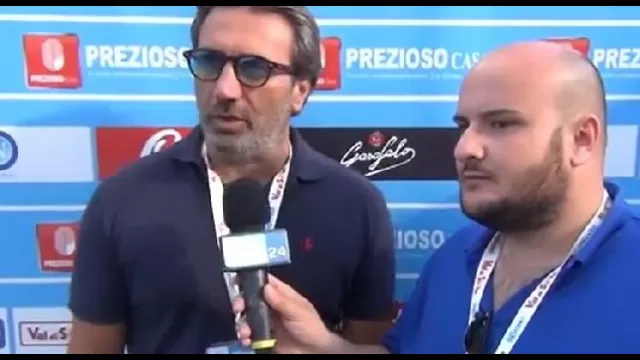 Salvatore Caiazza prima di Genoa-Napoli