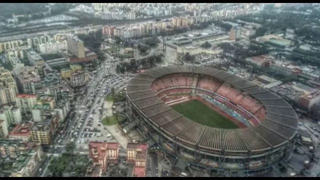 Stadio San Paolo dall'alto