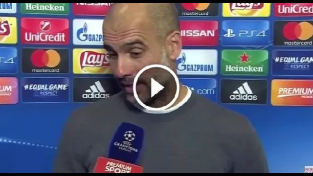 Napoli-Manchester City 2-4, intervista Pep Guardiola Mediaset