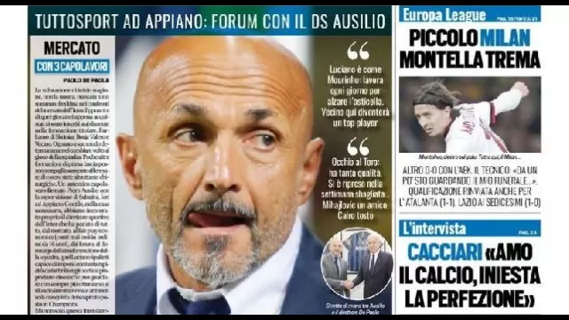 La prima pagina di Tuttosport