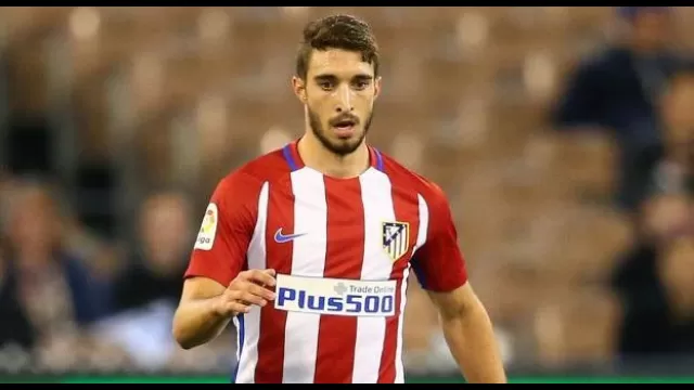 Vrsaljko in azione con la maglia dell'Atletico Madrid