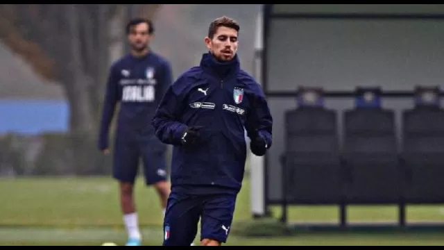 Jorginho con la nazionale italiana