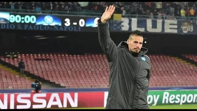 Marek Hamsik, centrocampista del Napoli