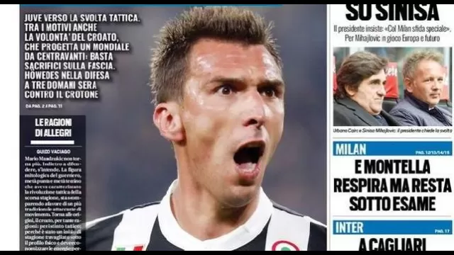 La prima pagina di Tuttosport