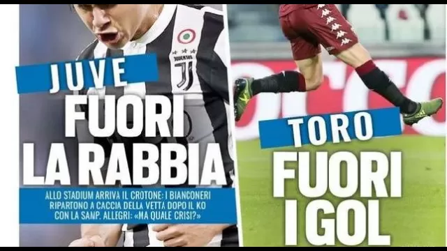 La prima pagina di Tuttosport