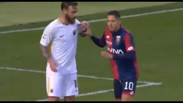 De Rossi schiaffo a Lapadula