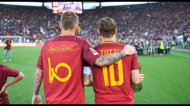 Totti e De Rossi all'Olimpico