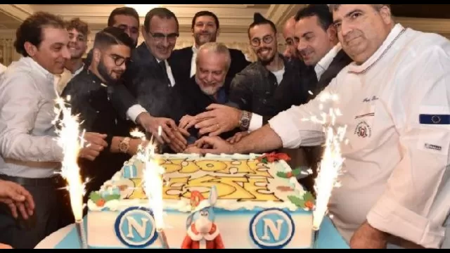 Maurizio Sarri cena natale Ssc Napoli 2017