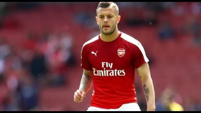 Jack Wilshere con la maglia dell'Arsenal