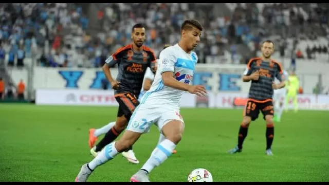 Machach in azione con la maglia del Marsiglia