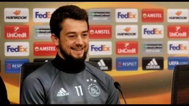Amin Younes in conferenza stampa