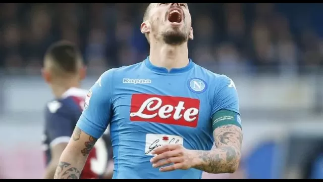 Marek Hamsik con la maglia del Napoli