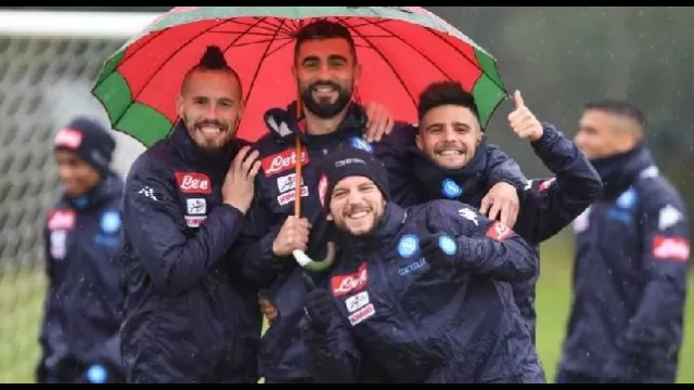 Pioggia in allenamento
