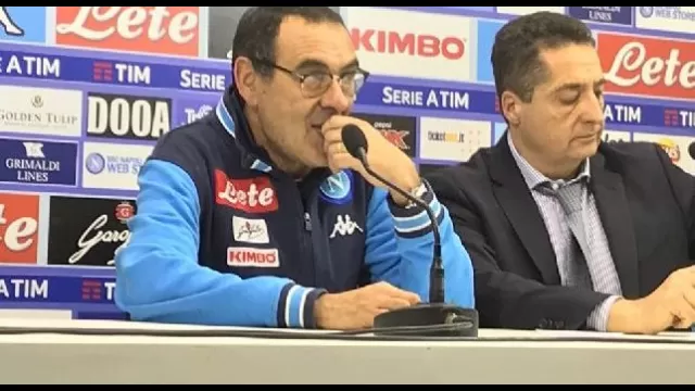 Conferenza sarri dopo Napoli-Crotone