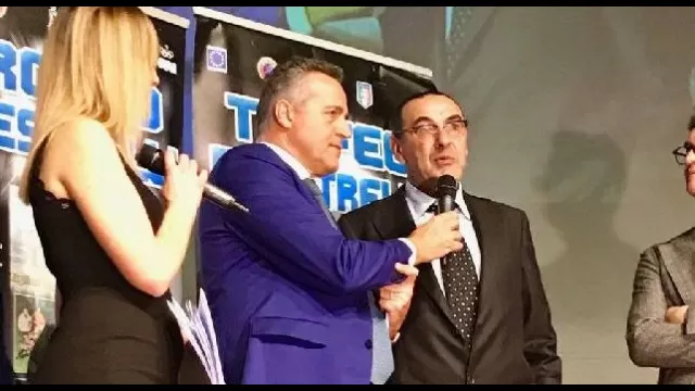 Maurizio Sarri al premio Maestrelli a Montecatini Terme